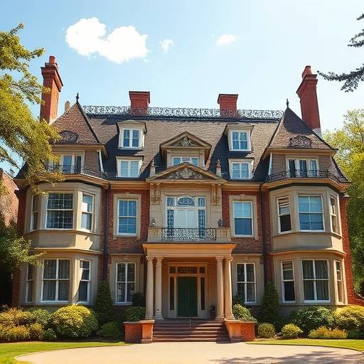 Elegant exterior of Castlewood Manor, a historic manor house in Kent